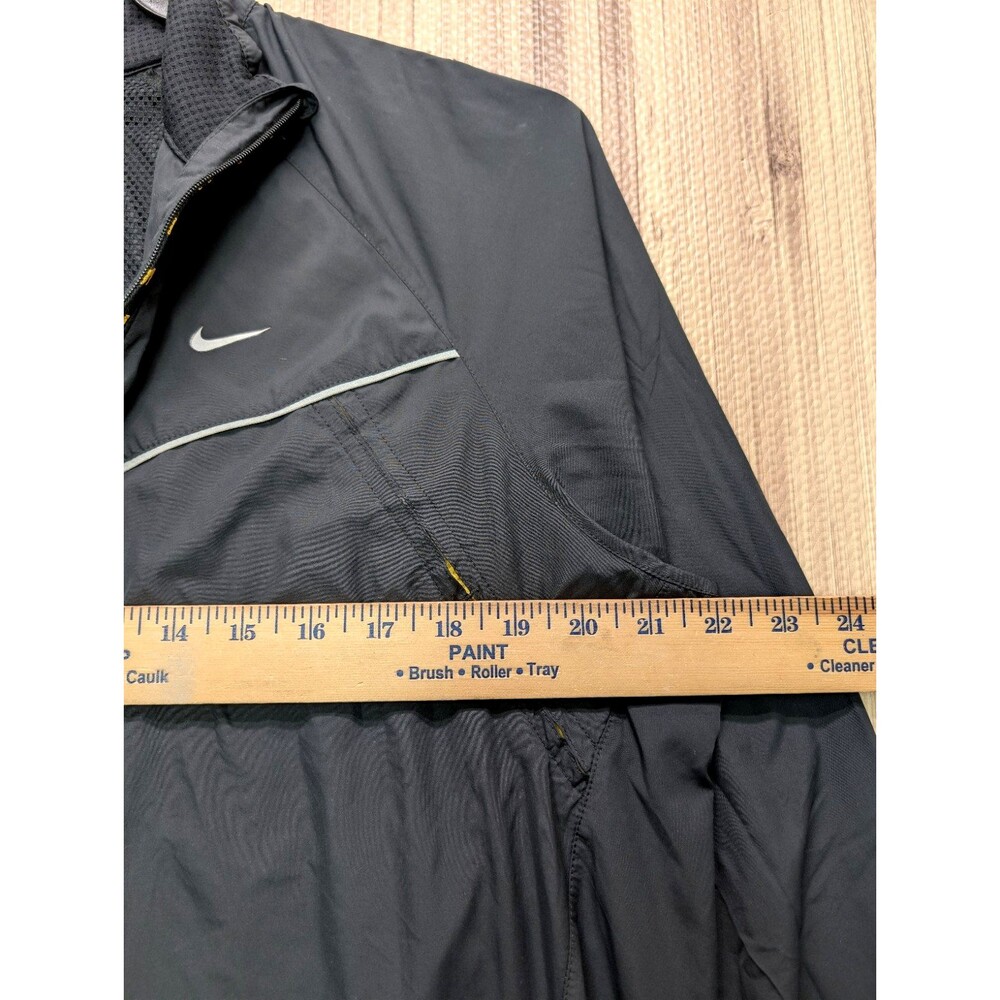 Nike Livestrong Womens XL Black Half Zip Windbreaker Running Jacket Reflective - Picture 5 of 9